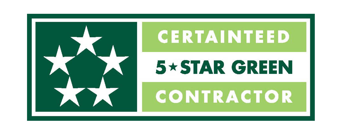 Certainteed 5 star green contractor Chicagoland
